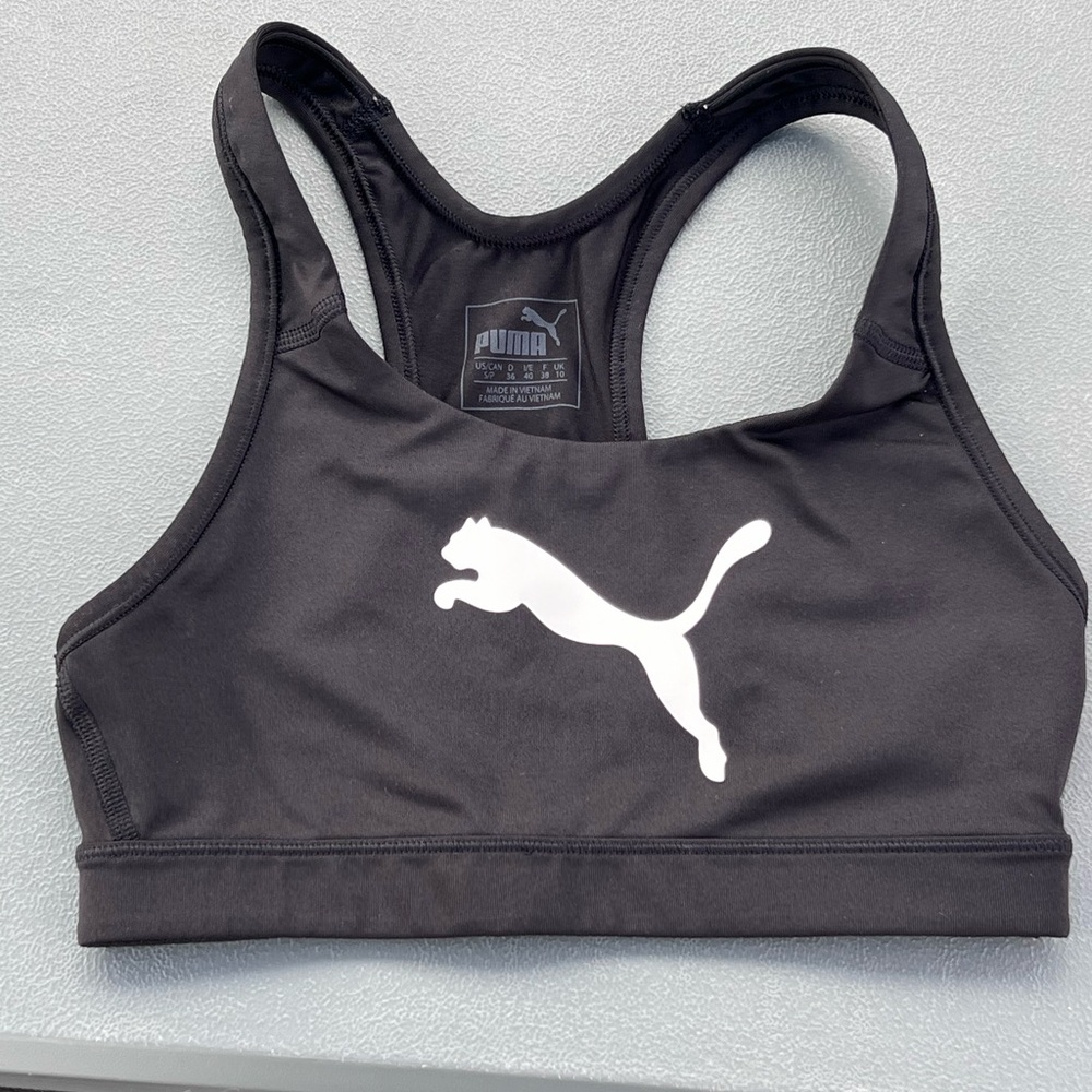 Puma Black Sports Bra